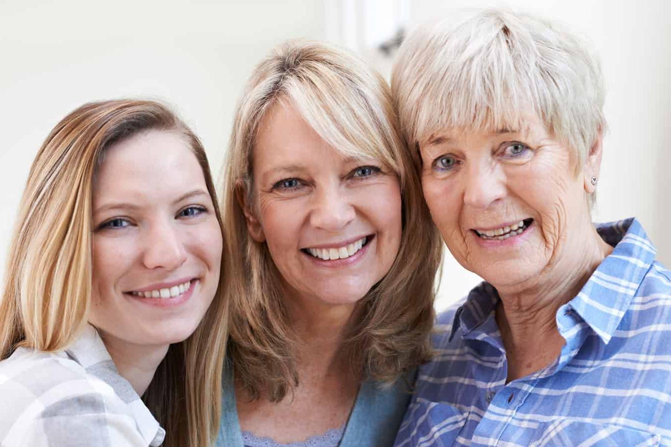 three women